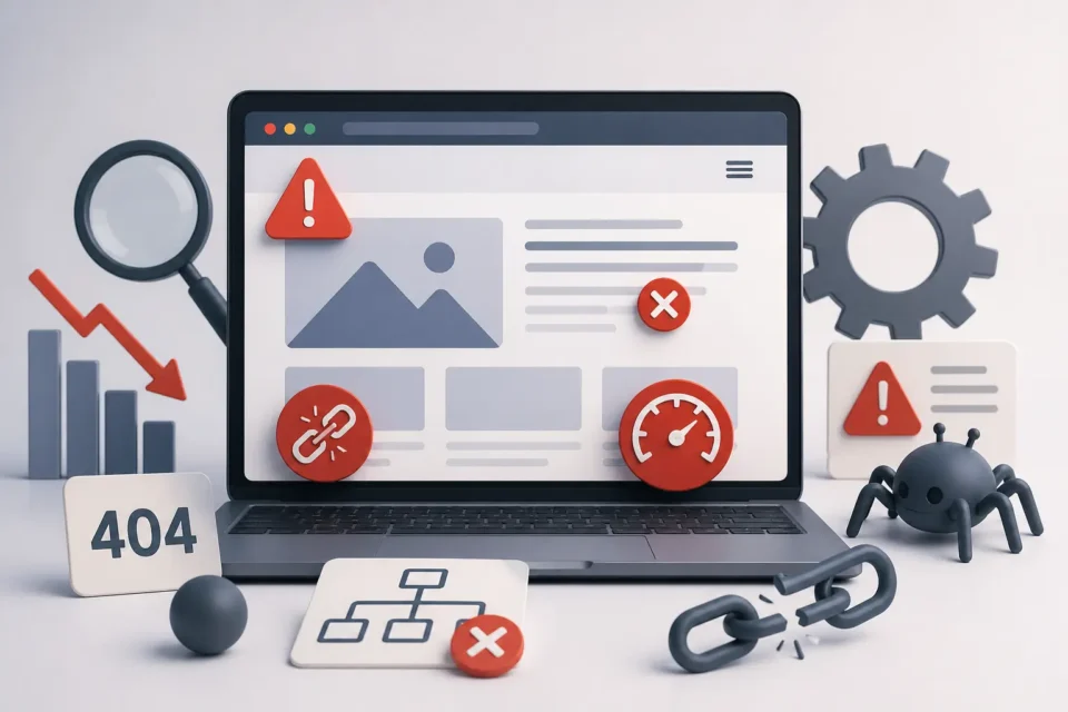 Common Website Mistakes That Hurt Your SEO